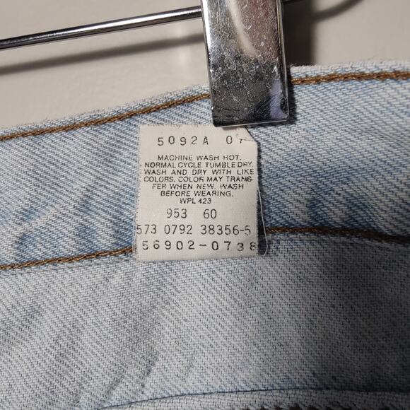 Vintage 90s Levi's Sz 12 900 Series Silvertab Loose Fit High Rise Denim Jeans - Picture 6 of 8